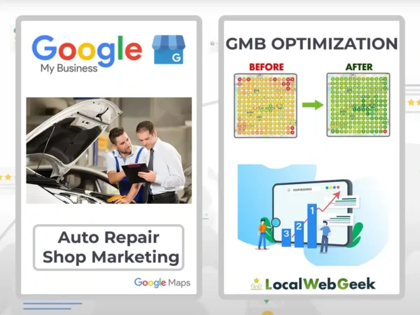 Ottimizzazione GMB per le officine di riparazione auto Local Web Geek - Ottimizzazione avanzata di Google My Business per il marketing delle officine di riparazione auto